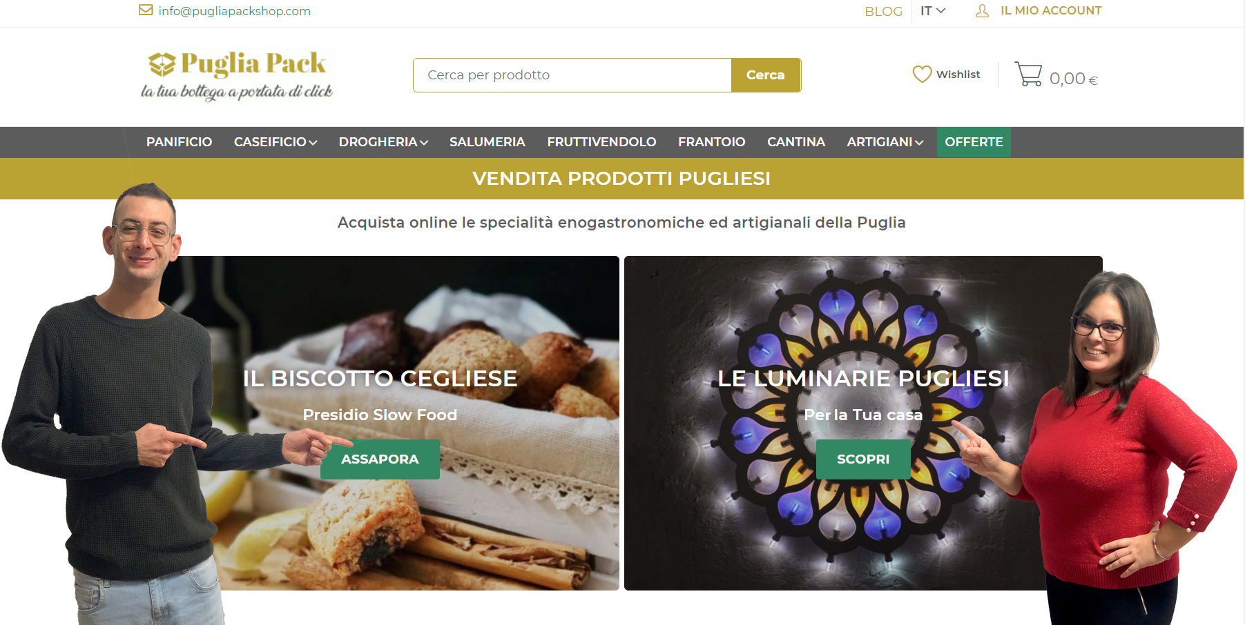 Pasta Fresca Capunti: 500g  Vendita Online - Pugliapackshop